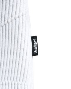 Zestaw 2 krzeseł do jadalni HILDEN Sztruks Biały 10