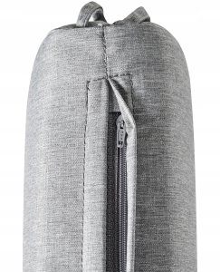 Zestaw 2 krzeseł ogrodowych z poduszkami JAVA PREMIUM Drewno akacjowe Szary melanż 6