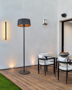 Promiennik na podczerwień wolnostojący VARAZZE 1500 W Czarny 4