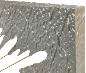 Dekoracja ścienna SKERRIES Metal 45 cm Szary 5