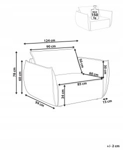 Fotel KUNES Jasnozielony 3