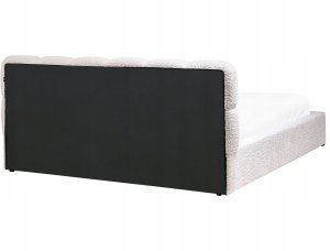 Łóżko z pojemnikiem Boucle BASTON 180 x 200 cm Jasnobeżowy 8