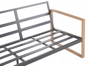 Zestaw ogrodowy ze stolikiem dla 5 osób GELSO Metal Ciemnoszary 14