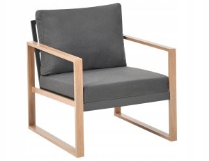 Zestaw ogrodowy ze stolikiem dla 5 osób GELSO Metal Ciemnoszary 4