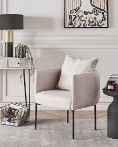 Fotel MALMOS Jasnobeżowy 2