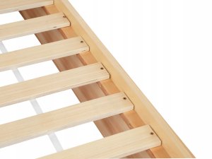 Łóżko dziecięce Domek Drewno sosnowe ORGEVAL 90 x 200 cm ze schowkiem Jasnobrązowy 8