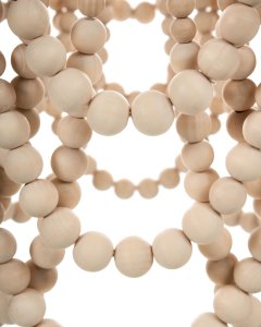 Żyrandol PUSWELI Drewno Jasnobrązowy 9