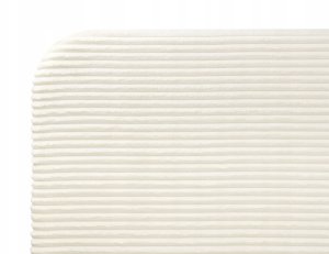 Łóżko Sztruks FLAYAT 180 x 200 cm Złamana biel 8