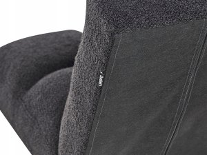 Sofa rozkładana dla 2 osób INGARO Boucle Czarny 11