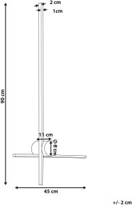 Lampa ścienna LED NUEVO Metal Złoty 3