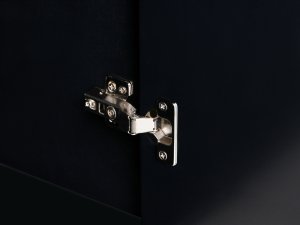 Szafka 4-drzwiowa GLASTONBURY Marmur/ czarny 8