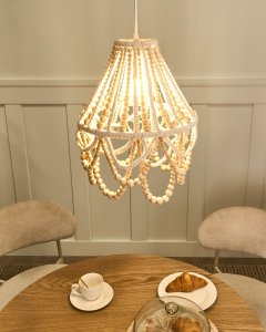 Żyrandol MENIK Drewno Jasnobrązowy 2