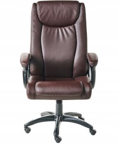 Krzesło biurowe Beliani Fotel biurowy GRACEFUL Ciemnobrązowy 5