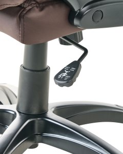 Krzesło biurowe Beliani Fotel biurowy GRACEFUL Ciemnobrązowy 9