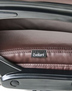 Krzesło biurowe Beliani Fotel biurowy GRACEFUL Ciemnobrązowy 10