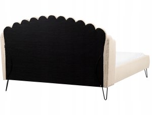 Łóżko Boucle AMBILLOU 180 x 200 cm Beżowy 5