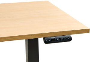 Biurko Beliani Destines Czarno-Beżowe 160 cm x 72 cm 8