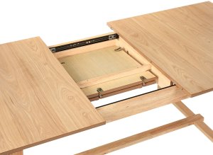 Stół do jadalni rozkładany BARNES Jesion jasny 160/200 cm 90 cm 9