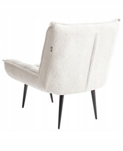 Beliani Fotel ALVESTA Boucle Biały 6
