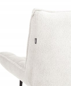 Beliani Fotel ALVESTA Boucle Biały 7