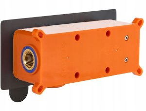 Bateria umywalkowa podtynkowa DICHATO Mosiądz Czarny 5