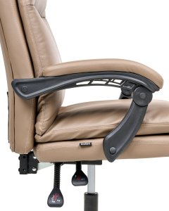 Krzesło biurowe Beliani Fotel biurowy SERENE Brązowy 7