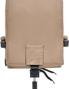 Krzesło biurowe Beliani Fotel biurowy SERENE Brązowy 8