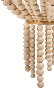 Żyrandol PUSWELI Drewno Jasnobrązowy 8