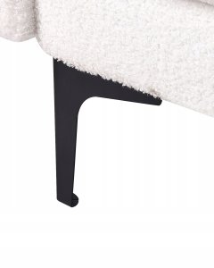 Fotel ALNES Boucle Biały 8