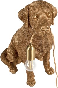 Lampa stołowa Pies MARLEY Złoty 5