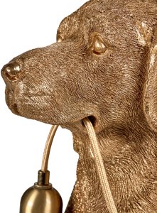 Lampa stołowa Pies MARLEY Złoty 7