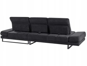 Narożnik dla 4 osób IKAST Czarny Lewostronny 5