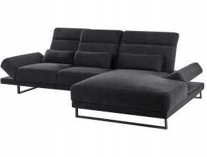 Narożnik dla 4 osób IKAST Czarny Lewostronny 6