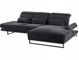 Narożnik dla 4 osób IKAST Czarny Lewostronny 7