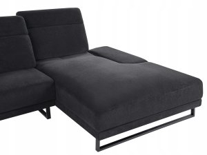 Narożnik dla 4 osób IKAST Czarny Lewostronny 10