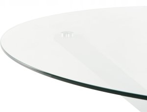 Stół ogrodowy MALETTO 120 cm 120 cm Szkło Biały 7