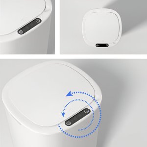 Kosz na śmieci Mozos bezdotykowy 12L biały (FH-1-WH) 2