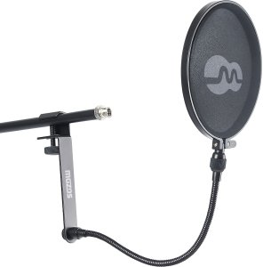 Mozos PS-3 Filtr Pop do Mikrofonu z giętkim ramieniem 25cm 2