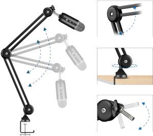 Mozos SB36-PRO Statyw biurkowy na mikrofon premium 3