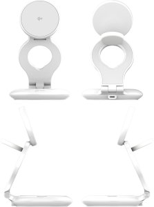 j5create JUPW3415-N ładowarka do urządzeń przenośnych Smartwatch, Słuchawki, Smartfon Biały USB Bezprzewodowe ładowanie Szybkie ładowanie Wewnętrzna 4