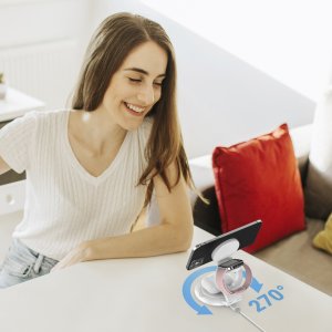 j5create JUPW3415-N ładowarka do urządzeń przenośnych Smartwatch, Słuchawki, Smartfon Biały USB Bezprzewodowe ładowanie Szybkie ładowanie Wewnętrzna 6