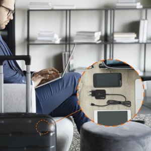 j5create JUP1565DCE-EN ładowarka do urządzeń przenośnych Uniwersalne Czarny Prąd przemienny Wewnętrzna 7