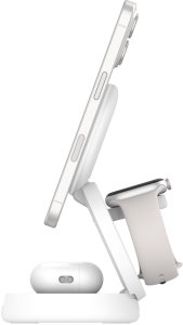 Ładowarka Belkin Ładowarka magnetyczna 3w1, składana, Qi2 15W, zasilacz 36W, biała 3