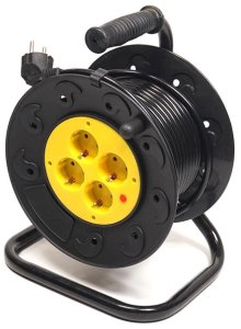 EXD Ilgintuvas su rite 15m, 4 lizdai, 3x1.5mm2 3