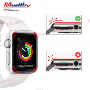 SZYBA SZKŁO WYŚWIETLACZA KLEJ OCA DO APPLE WATCH SE 2 2022 44mm MUSTTBY (5904858321827) 3