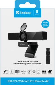 USB-C/A Webcam Pro Remote 4K 10
