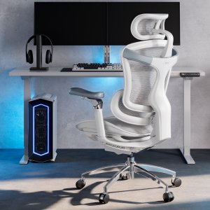 Fotel biurowy Sihoo DORO C300 Pro Mesh White 5