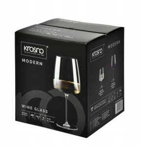 Krosno WHITE WINE GLASS MODERN 0.480L 4PCE 4