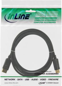 Kabel InLine DisplayPort - DisplayPort 0.5m czarny 2