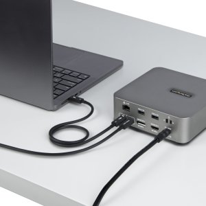 Kabel USB StarTech Thunderbolt - USB-C 0.5 m Czarny (TBLT5MM50CM240W) 7